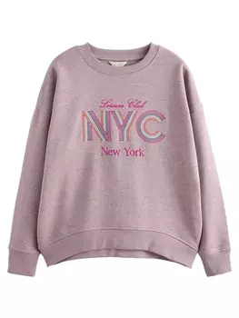 Свитер Next Sweatshirt Summer City, розовый