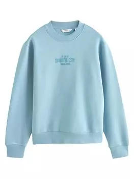 Свитер Next Sweatshirt, светло-синий