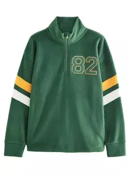 Свитер Next Sweatshirt, темно-зеленый