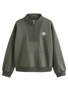 Свитер Next Sweatshirt, темно-зеленый