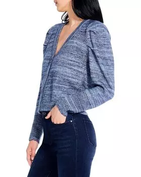Свитер NIC+ZOE Harvest Cardigan, синий мульти