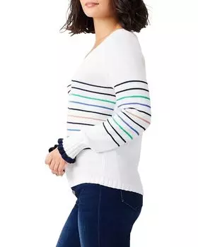 Свитер NIC+ZOE Maritime Stripe Sweater, цвет Cream Multi 1