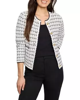 Свитер NIC+ZOE Mixed Up Sweater Jacket, цвет Cream Multi