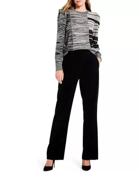 Свитер NIC+ZOE Petite Mixed Musings, цвет Black Multi