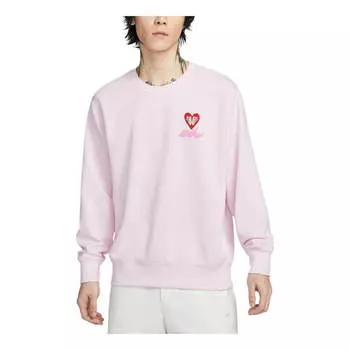 Свитер Nike Club French Terry Crew Neck Sweatshirt Asia Sizing 'Pink Foam', розовый