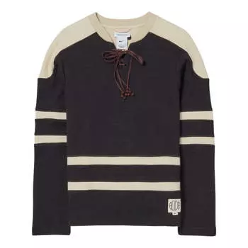 Свитер Nike x Bode Astro Grabber Lacing Knit Sweater Asia Sizing 'Shaded Brown Natural Linen White', коричневый