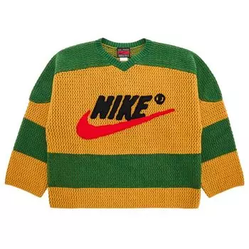 Свитер Nike x Cactus Plant Flea Market Crochet Hockey Sweater 'Chutney', желтый