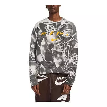 Свитер Nike x Cactus Plant Flea Market Hoop Crewneck 'Light Bone', бежевый