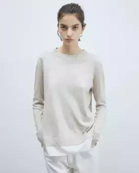 Свитер низкой вязки Sfera, цвет Crudo