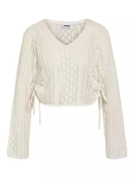 Свитер Noisy may NMLUNA, кремовый