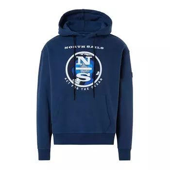 Свитер North Sails Graphic 691166 Hoodie, синий