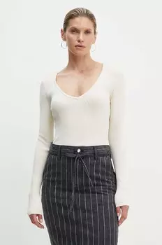 Свитер Nova из смесового шелка Herskind, бежевый