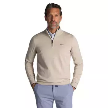 Свитер Nza New Zealand 25FN465 half zip, бежевый