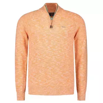 Свитер Nza New Zealand Baylor half zip, оранжевый