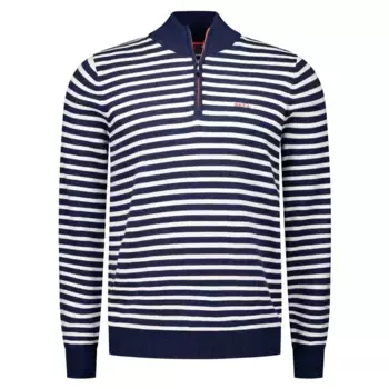 Свитер Nza New Zealand Edgar half zip, синий