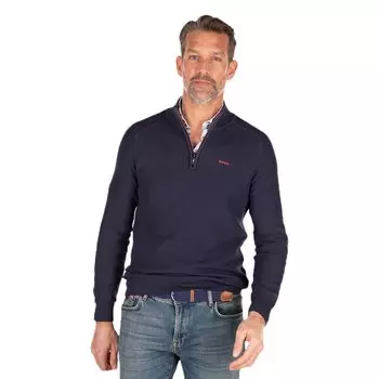 Свитер Nza New Zealand Kairaki Half Zip, синий