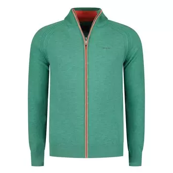 Свитер Nza New Zealand Kaitawi Full Zip, зеленый