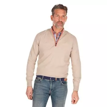 Свитер Nza New Zealand Waitaki Half Zip, бежевый