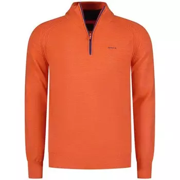 Свитер Nza New Zealand Waitaki Half Zip, оранжевый