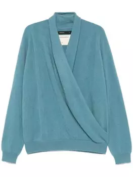 Свитер-обертка Frenckenberger, синий