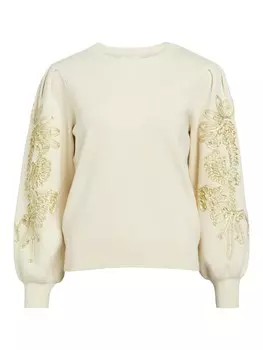 Свитер Object Joana, крем