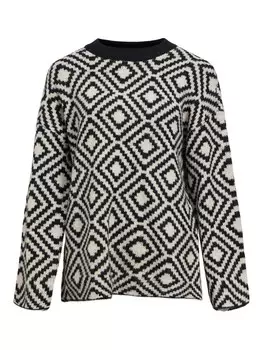 Свитер OBJECT OBJDiana, черный