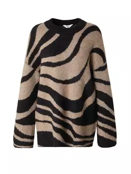 Свитер OBJECT OBJDiana, цвет mottled brown