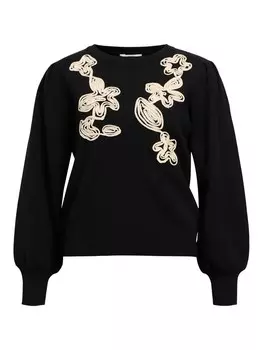 Свитер OBJECT OBJJoana, черный