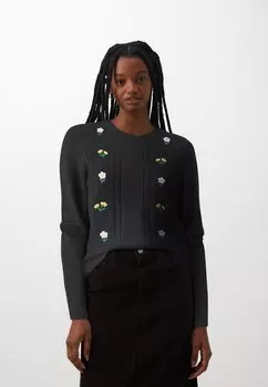 Свитер OBJTHESS Object, черный