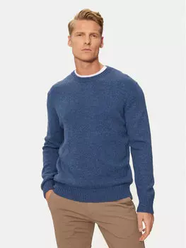 Свитер обычного кроя 103MK1N24 United Colors Of Benetton, синий