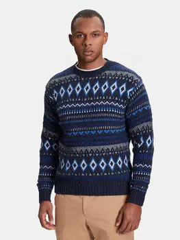 Свитер обычного кроя 1137K107V United Colors Of Benetton, синий