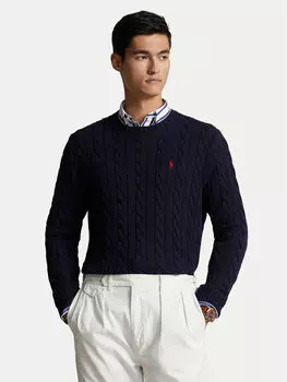 Свитер обычного кроя 710775885001 Polo Ralph Lauren, синий