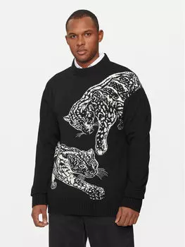 Свитер обычного кроя 77OAFM40 Just Cavalli, черный