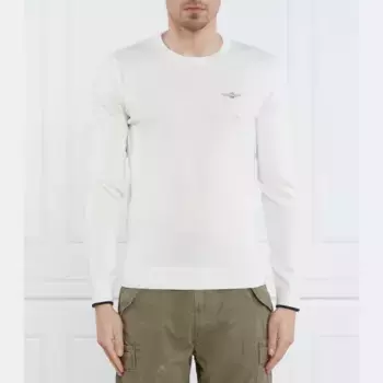 Свитер обычного кроя Aeronautica Militare, экрю