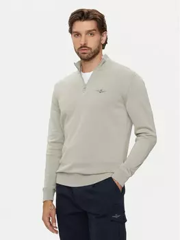 Свитер обычного кроя Aeronautica Militare, бежевый