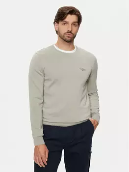 Свитер обычного кроя Aeronautica Militare, бежевый