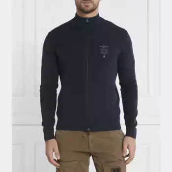 Свитер обычного кроя Aeronautica Militare, синий