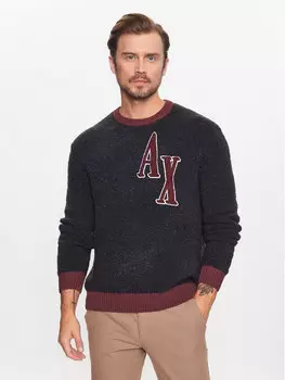 Свитер обычного кроя Armani Exchange, синий