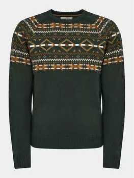 Свитер обычного кроя Blend, зеленый