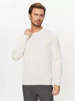 Свитер обычного кроя Boss, экрю