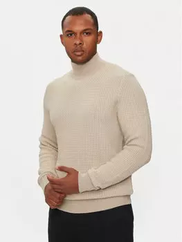 Свитер обычного кроя Boss, бежевый