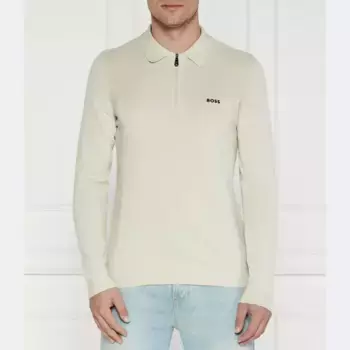 Свитер обычного кроя Boss, бежевый