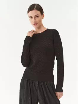 Свитер обычного кроя Boss, черный