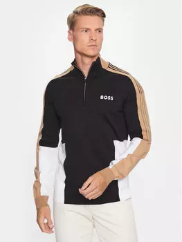 Свитер обычного кроя Boss, черный