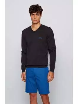 Свитер обычного кроя Boss, черный