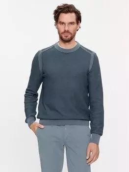 Свитер обычного кроя Boss, синий