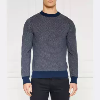 Свитер обычного кроя Boss, синий