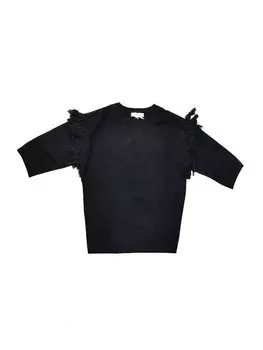 Свитер обычного кроя Cafnoir, черный