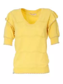 Свитер обычного кроя Cafnoir, желтый