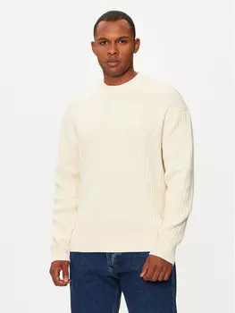 Свитер обычного кроя Calvin Klein Jeans, экрю